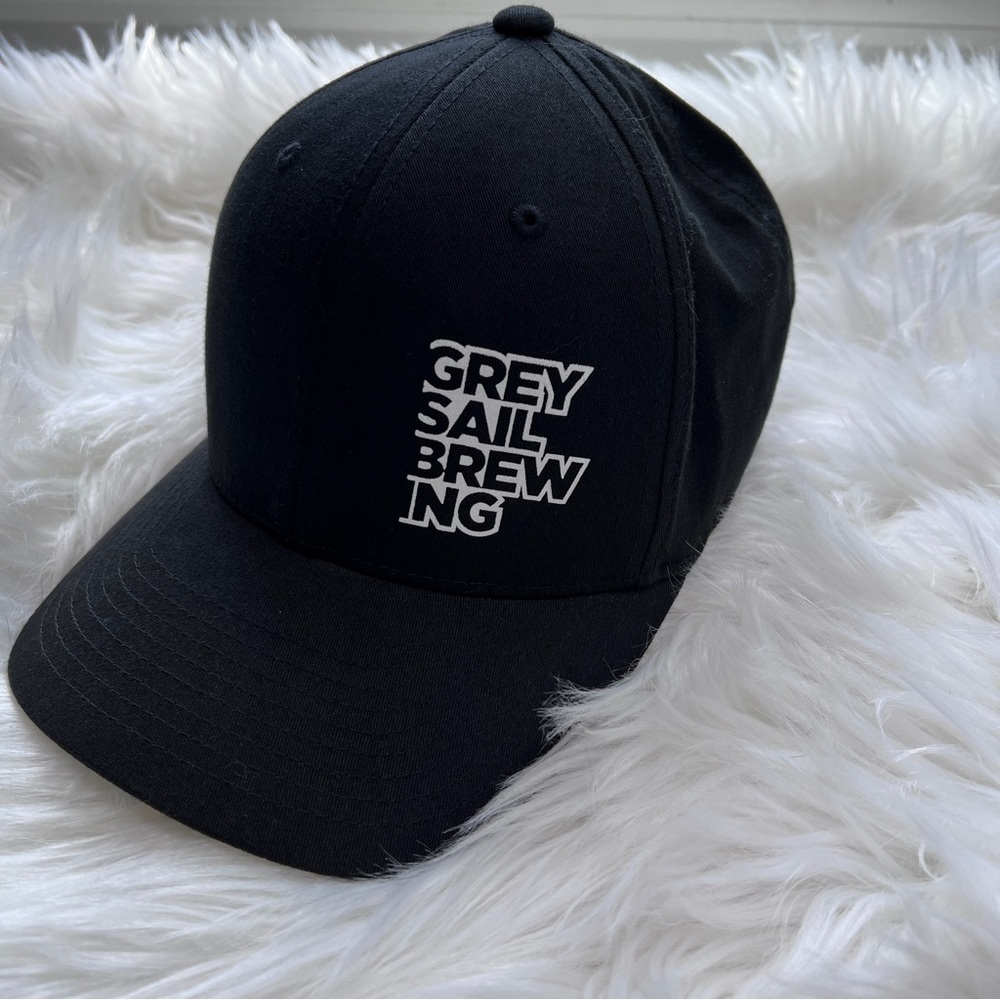 Grey Sail Brewing Hat Black Baseball One Size Fits Most